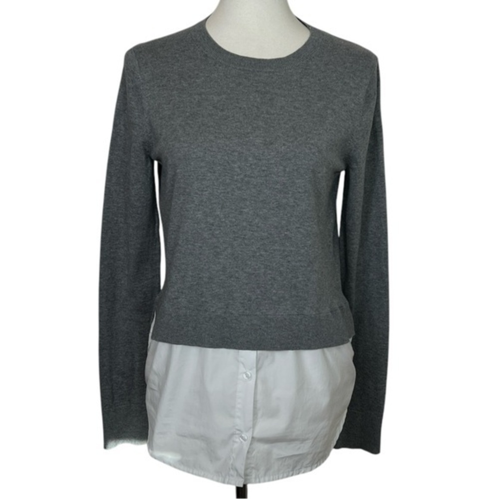 Boden Gray Crew Neck Sweater